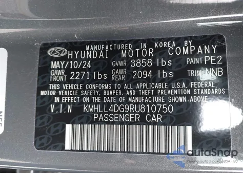 2024 Hyundai Elantra Se from USA, damaged, VIN KMHLL4DG9RU810750